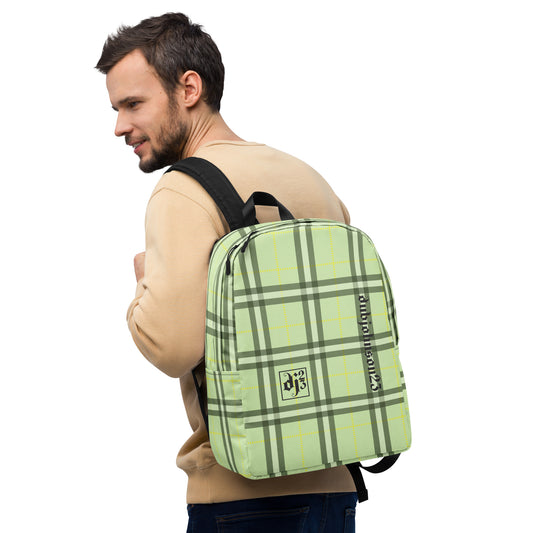 DJ23 Green Tartan Backpack