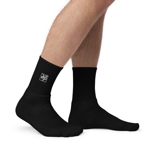 DJ23 Signature Socks WHT