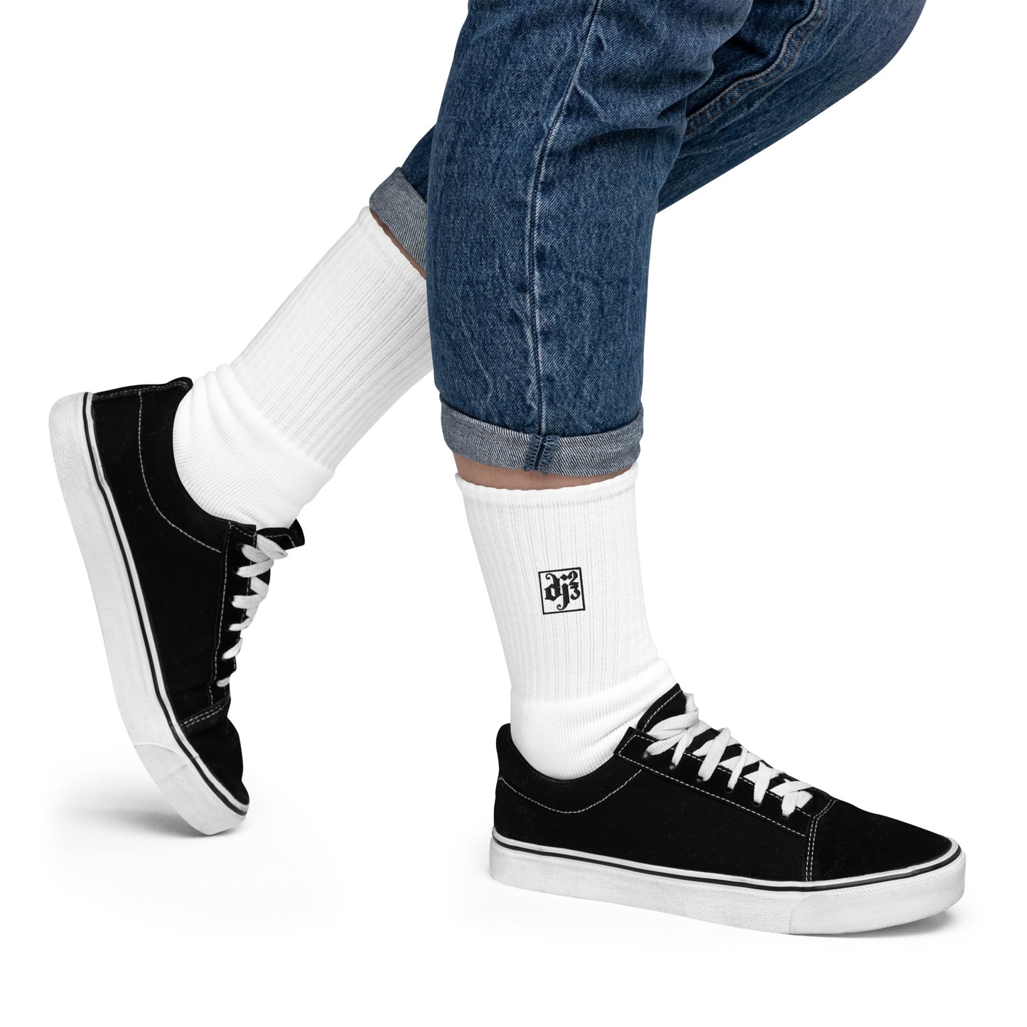 DJ23 Signature Socks BLK